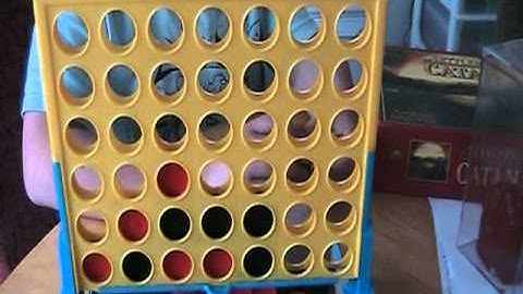 Me and my brother playing Connect 4