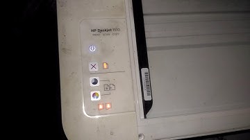 HP deskjet 1510 printer fastly lights blinking continuously..what can I do.?