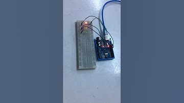 Arduino çalışması ile mini trafik Işıkları