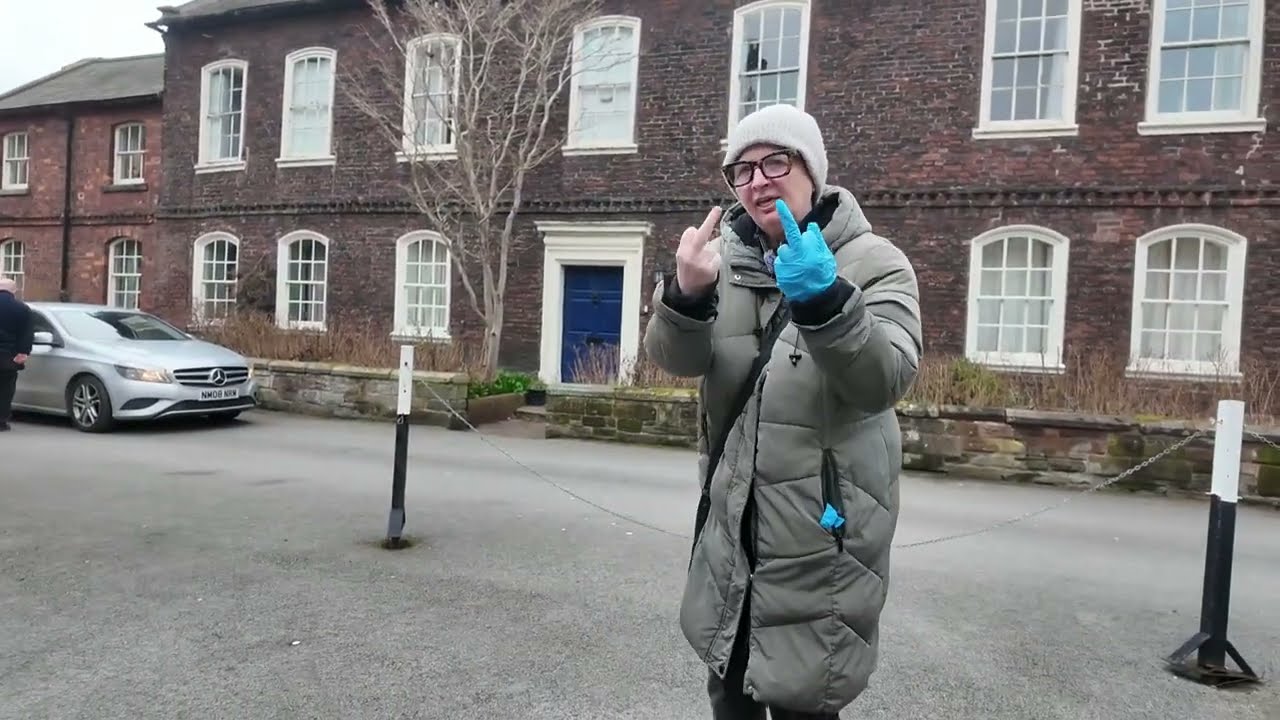 Autistic Bobbie and Fat Steve Visit the City's Cathedral, funded in 1133 in the City of #carlisle