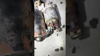 mercedes-benz no start. severe corrosion and rust on starter motor. c320.