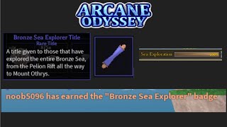 Arcane Odyssey: Bronze Sea Explorer