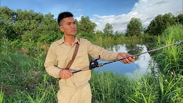 Cách quăng câu lure máy ngang được xa và không bị rối dây.