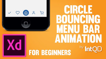 Bouncing Circles Menu Bar Animation in Adobe XD