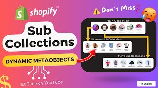 Create Shopify Sub Collections🥵using Metaobject & Metafield | Never Seen - The Magic Dynamic Method