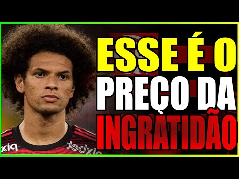 OLHA QUE TRISTE O QUE ACONTECEU COM WILLIAM ARÃO DEPOIS QUE O JOGADOR DEIXOU O FLAMENGO