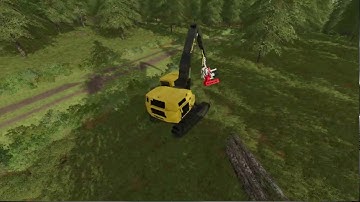 FS22 Processing Time in the Tigercat #fs22  #logging  #tigercat