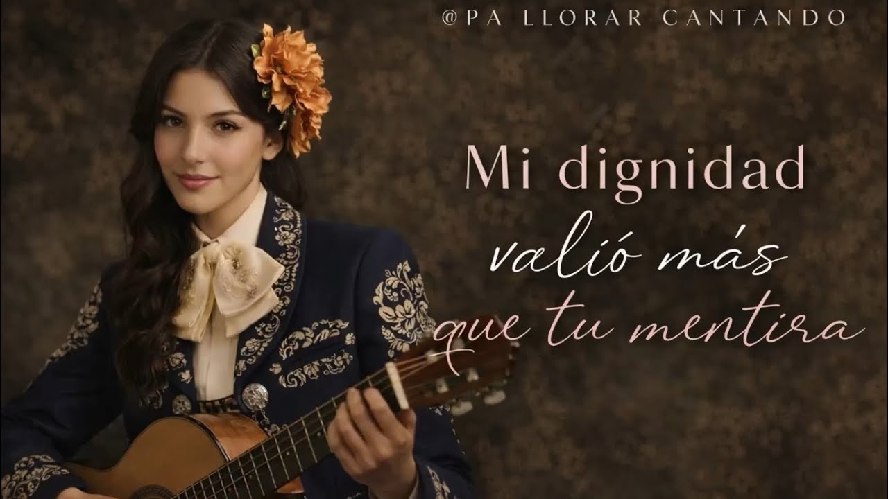 Mi dignidad valió más que tu mentira | Ranchera para mujeres valientes