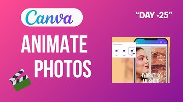 Day 25: Animate Photos in Canva | Bring Images to Life! canva for beginners