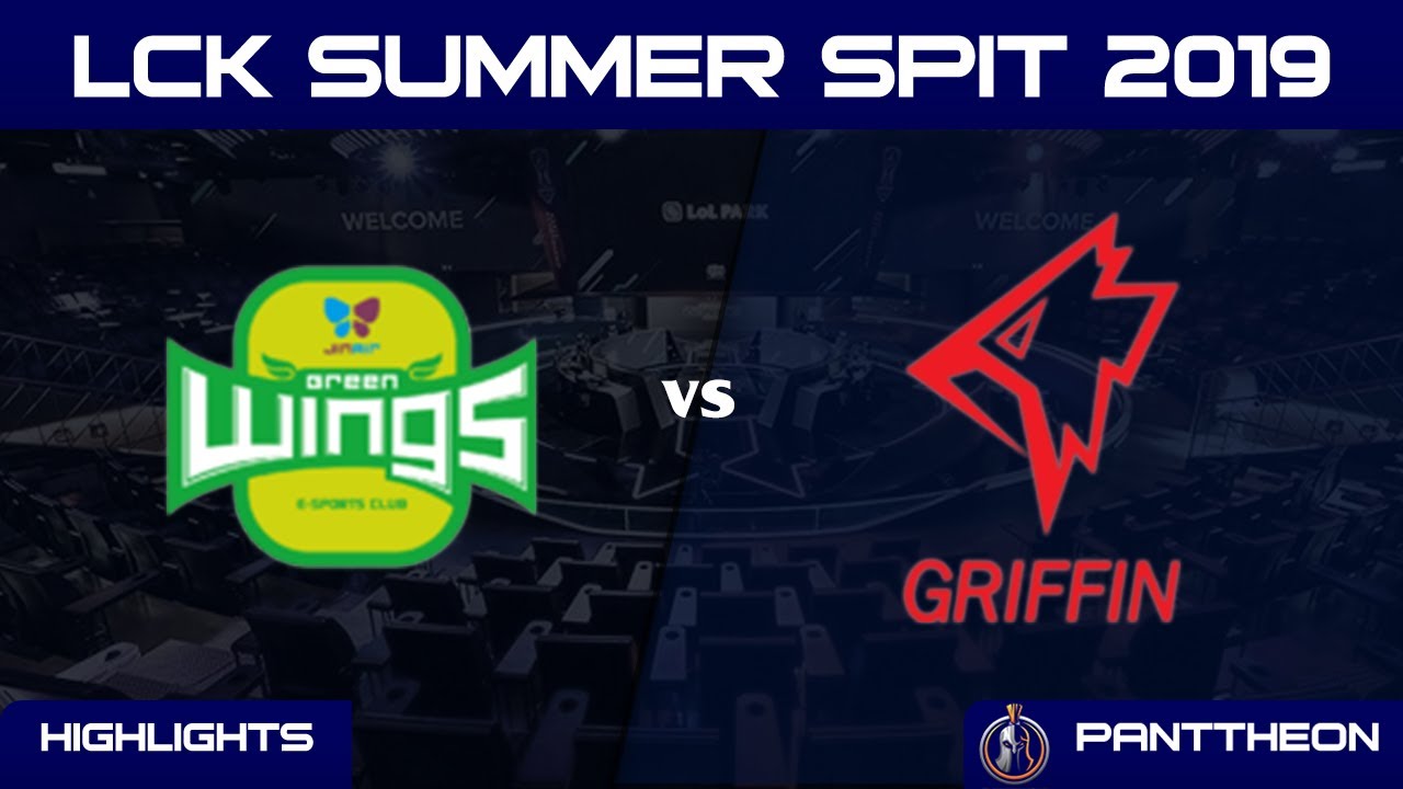 JAG vs GRF Highlights Full Game BO3 LCK Summer 2019 W4D1 Jin Air GreeWings vs Griffin LCK Highlights