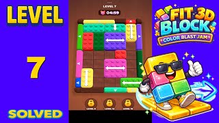 Block Puzzle 3D – Level 7 | Fast & Clean Solution screenshot 2