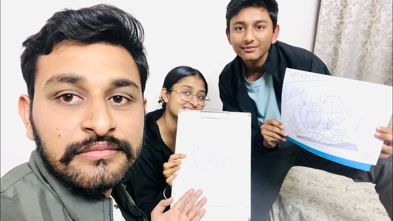 Niksa or Aryan ki drawing 😂