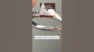 Sterling Silver Jewellery 925 Check Hallmark 