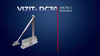 Дверной доводчик VIZIT DC305S ARCTIC COMPACT DOUBLE POWER