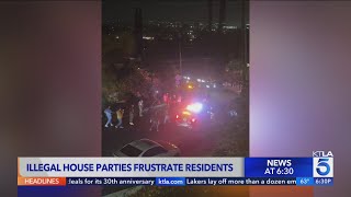 Illegal house parties frustrate residents in Encino