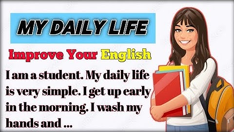 My daily life | Learning English Speaking | Level 1 | Listen and Practice | #01