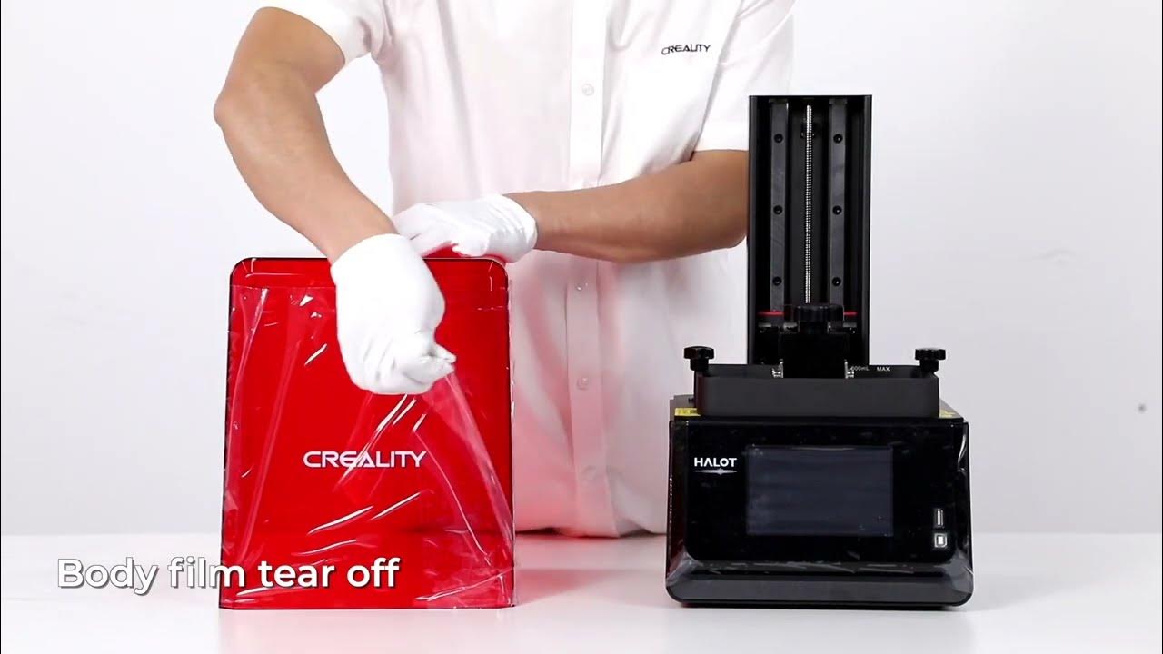 Creality Halot One Pro Unboxing & Setup & Printing Test 