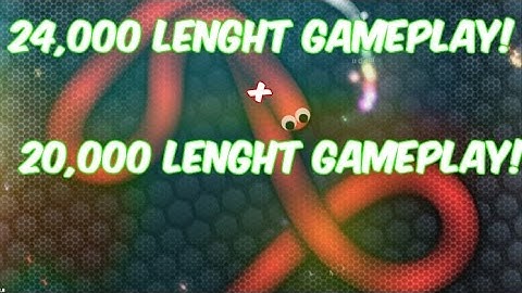 AWESOME 25,000 LENGTH RECORD IN SLITHER.IO?!