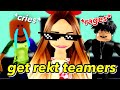 🔥I Roasted TOXIC MM2 TEAMERS!! (Murder Mystery 2)😎