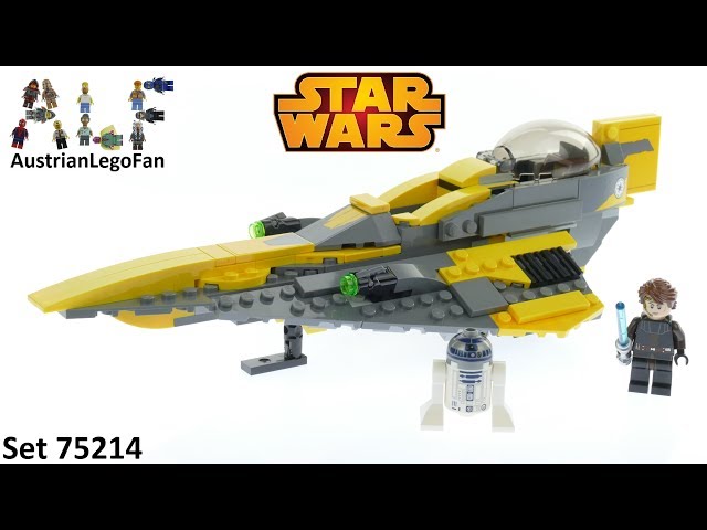 Glimte Følsom Forkert Lego Star Wars 75214 Anakin´s Jedi Starfighter - Lego Speed Build Review -  YouTube