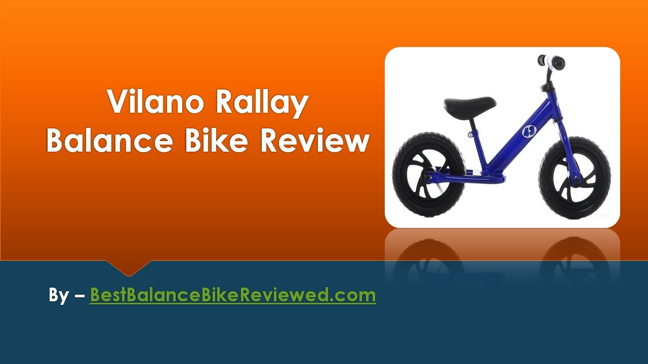 vilano rally balance bike