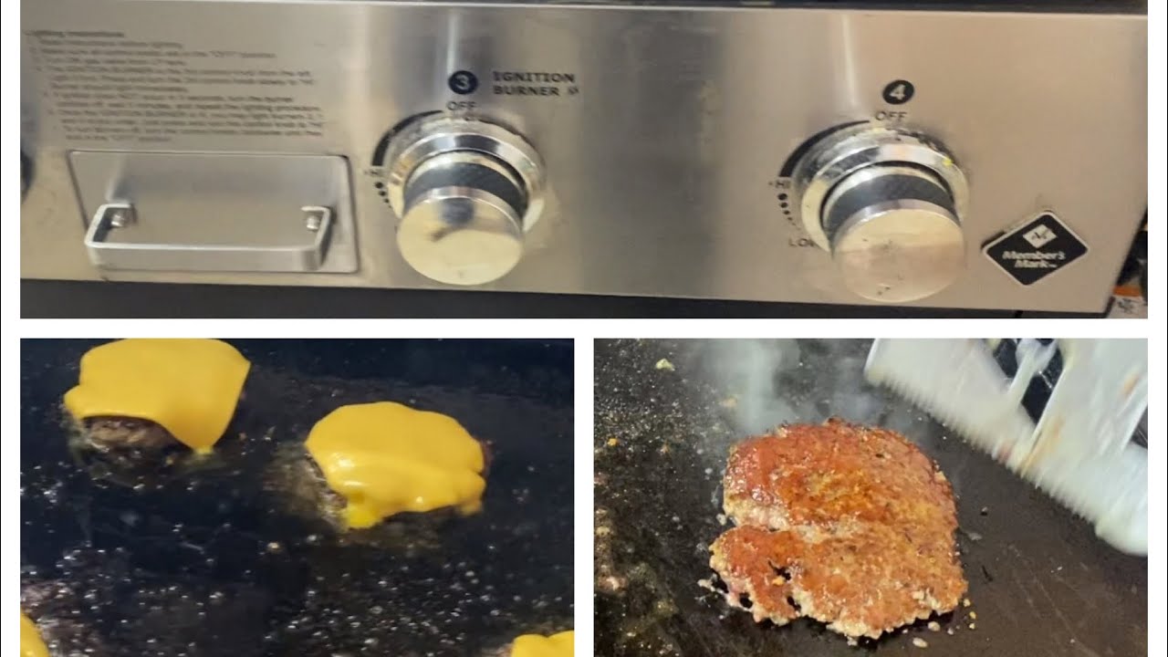 Cheeseburgers on a Member’s Mark Griddle | Cooking at Work Series | Sam