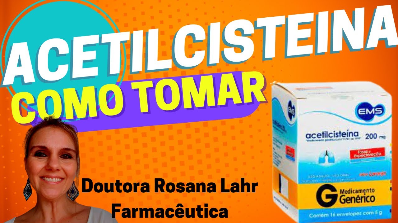 💊🔝⏩ACETILCISTEINA COMO TOMAR CORRETAMENTE ACETILCISTEINA 600 # ...