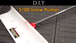 [Snow Removal Part 3] Don't buy snow shovel until you watch this! $100 Garant 36" Snow Pusher review