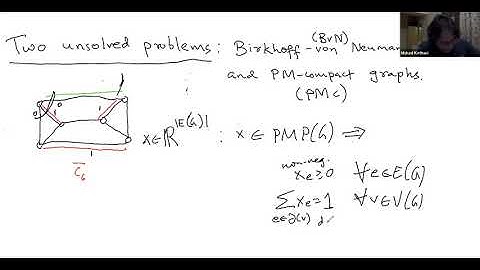 Two unsolved problems: Birkhoff–von Neumann graphs and PM-compact graphs