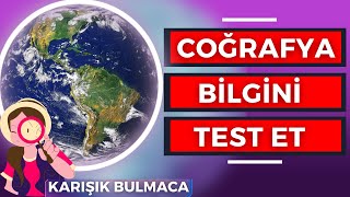 COĞRAFYA BİLGİNİ EĞLENCELİ ŞEKİLDE TEST  ET | COĞRAFYA BULMACASI | ÜLKE BULMACA | HARİTADAN ÜLKE BUL screenshot 1