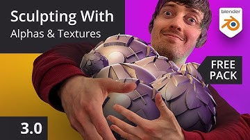 Sculpting With Alphas Tutorial - Blender 3