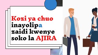 Hii ndio kozi Unayopaswa kusoma chuo. Ajira ipo njenje tu