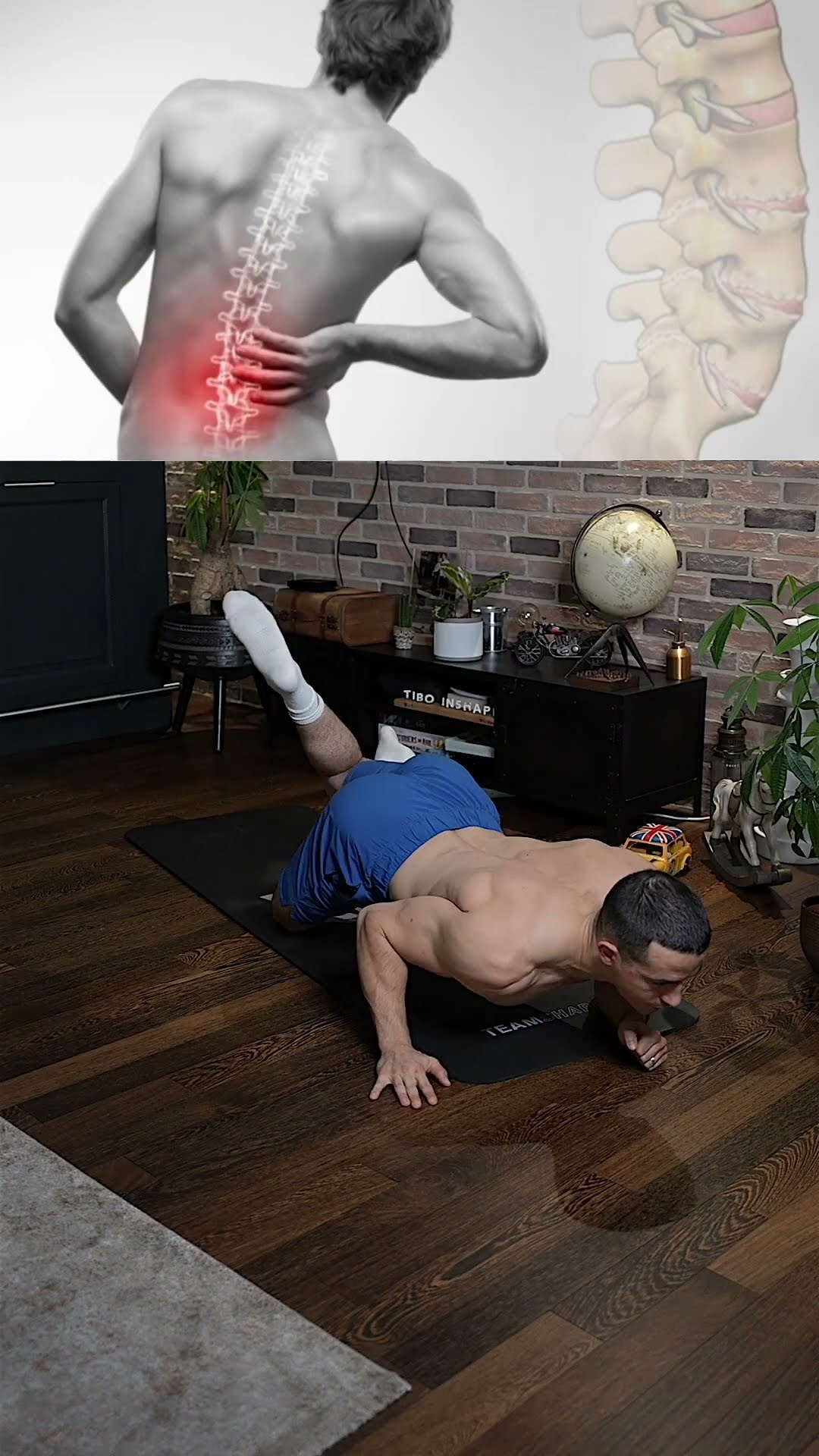 Back pain stretch !!
