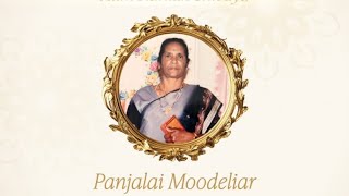 The Funeral Service of The Late Panjalai Moodeliar