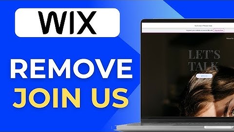 How To Remove Join Us On Wix App! Genius Way