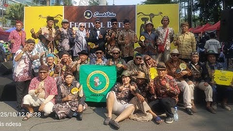 NGonthel Batik Snack Video Festival Batik Nusantara Car Free Day Jakarta 