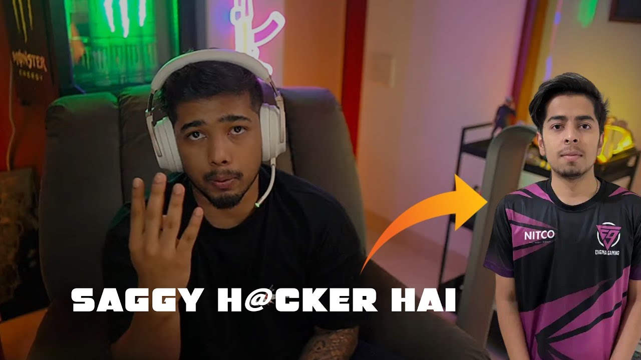 scout on enigma saggy h@cking in official tournament 😱