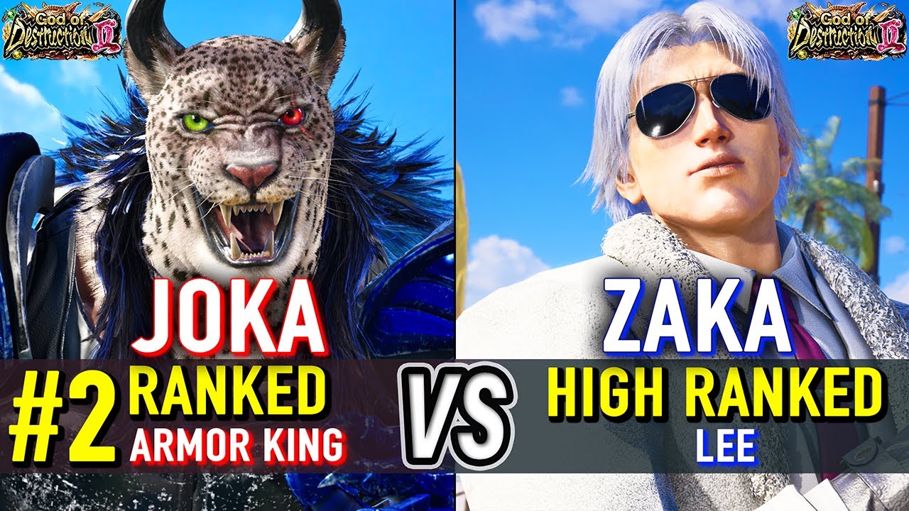 T8 🔥 JOKA (#2 Ranked Armor King) vs ZAKA (Lee) 🔥 Tekken 8 High Level Gameplay