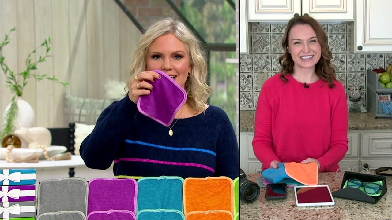 Set of 10 Loopy Towel Microfiber Cleaning Cloths by Campanelli on QVC