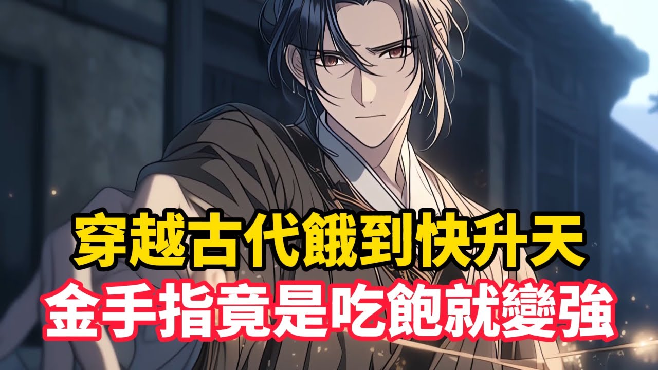 《穿越古代餓到快升天，金手指竟是吃飽就變強》我明明每天吃飽飯就能無限變強，卻穿越到一個三天餓九頓的窮鬼家庭，可儘管每天都餓的在生死線上針扎，我還是依舊不願出去賺錢……#漫画解说
