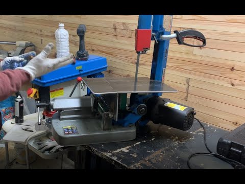 Comment Modifier Une Scie A Ruban Horizontale En Verticale Youtube