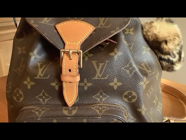 LOUIS VUITTON Backpack Damier Ebene Montsouris MM Special