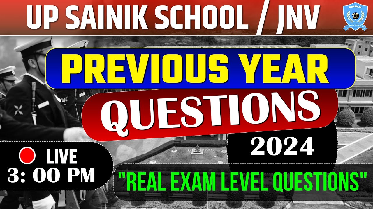 🏃‍♂️ Rush Revision: Sainik & JNV Exam Last Prep | Live Class 6 & 9 ⚡🎓