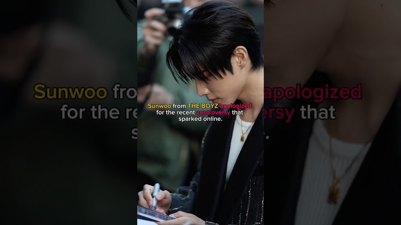 Sunwoo of THE BOYZ Issues Official Apology Following Recent Controversy 