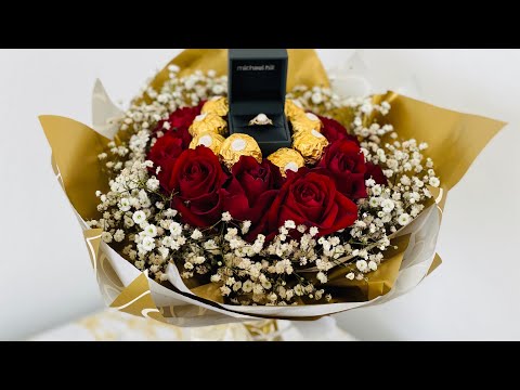 Video: How To Make A Bouquet Of Roses From Candies