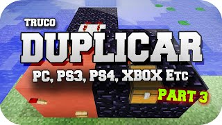 Minecraft Nuevo Truco EP3, Duplicar Cualquier Items ( EL MEJOR TRUCO ) PC, TU19 PS3 PS4 XBOX