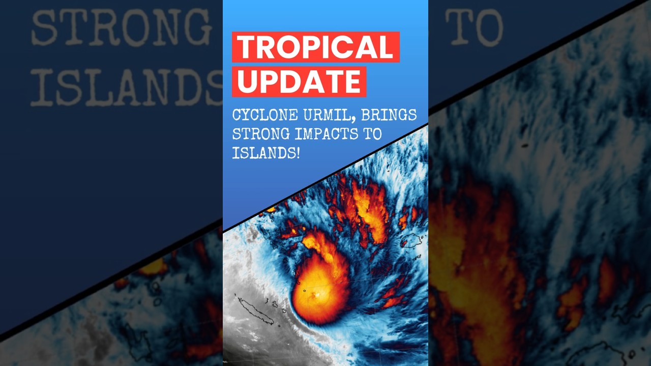 Cyclone Urmil Impacts Fiji & Vanuatu, Strong Winds & Flooding... #weather #weatherupdate #cyclone