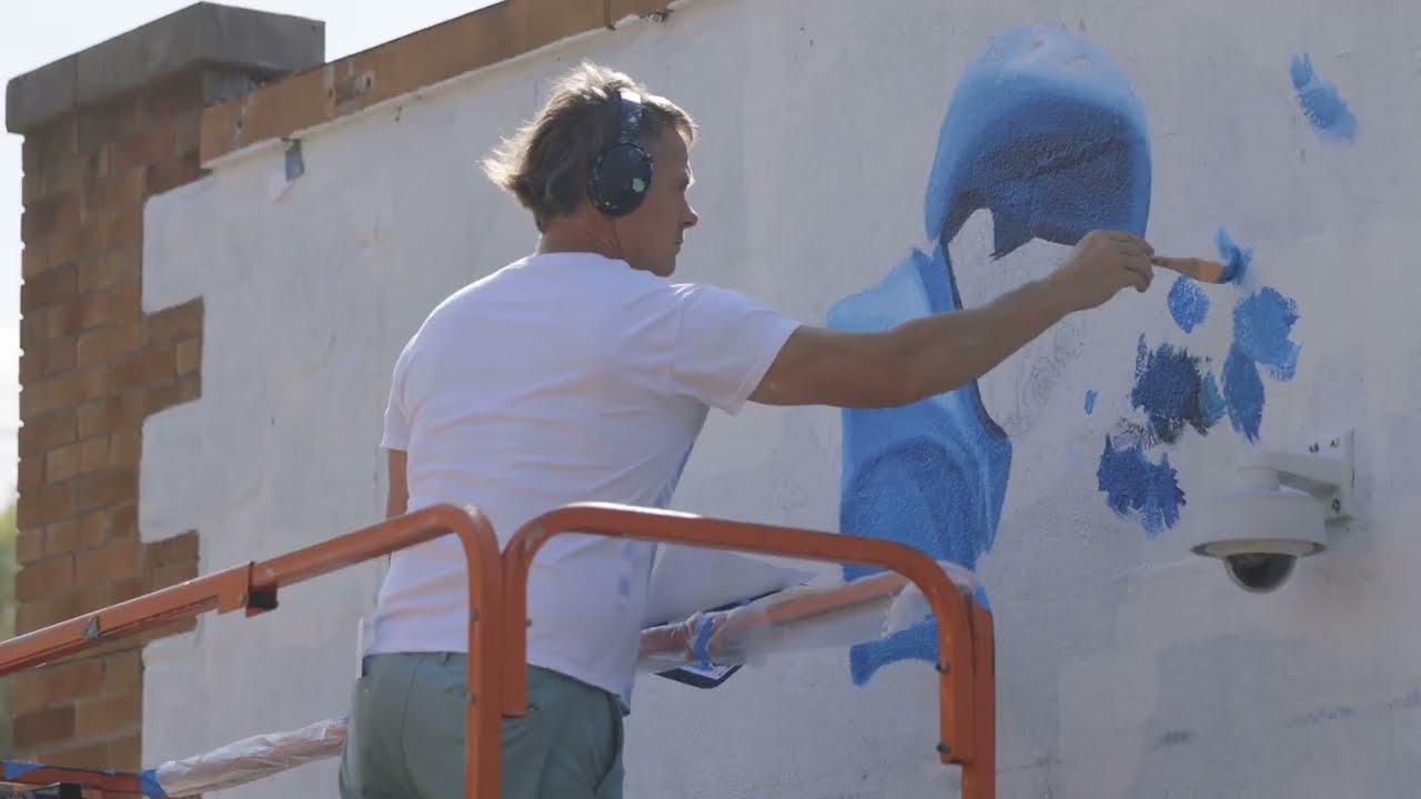 Mural Creation of Buchanan's Hometown Hero by Internationally
