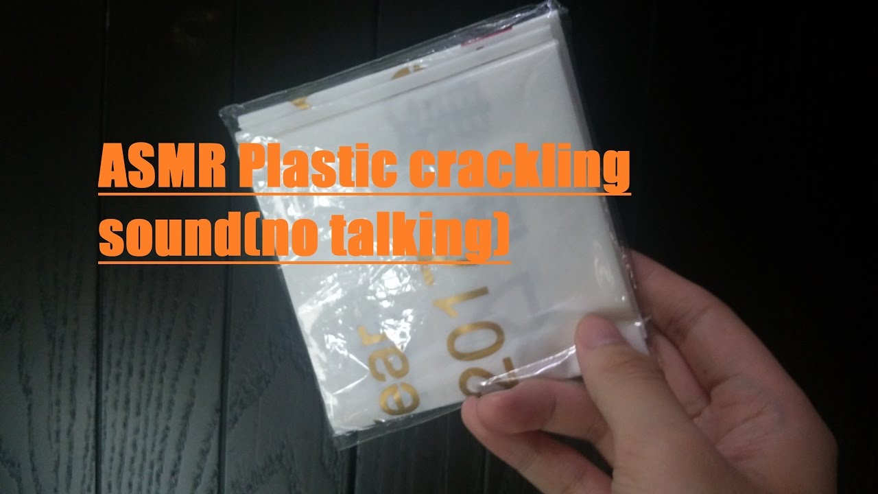 ASMR Plastic crackling sound(no talking)