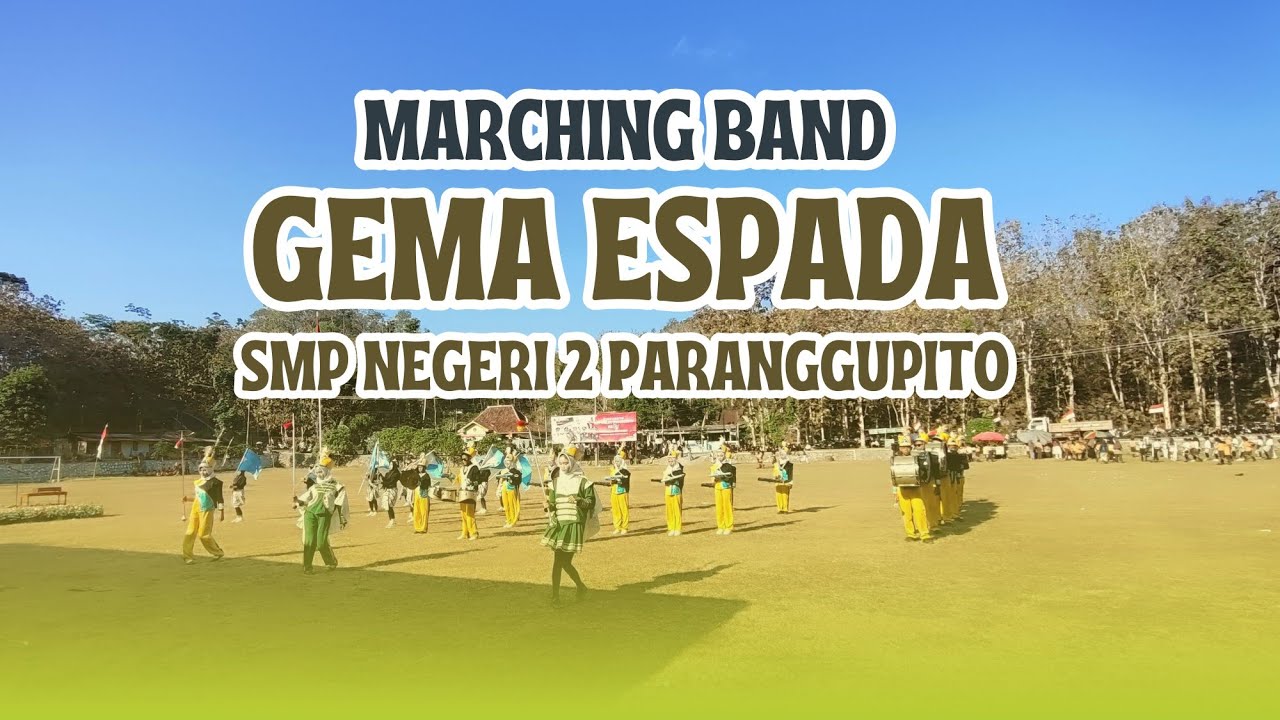 Atraksi Marching Band dari SMP N 2 Paranggupito Mumukau | HUT RI 79